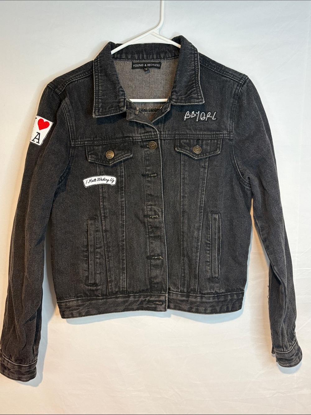 Young & Reckless Women’s Jean Jacket Size M